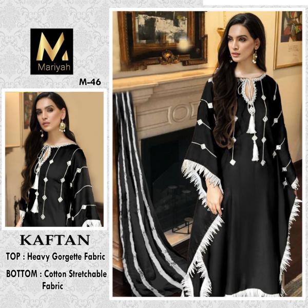 Mariyah M 46 Kaftan Georgette Wear Ready Made Collection